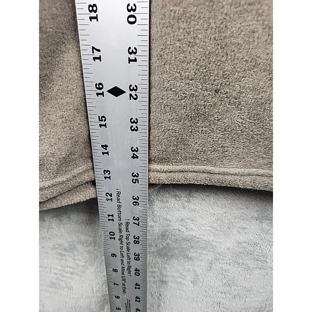 Croft & Barrow Arctic Fleece‎ Jacket Mens Size 3XB Brown Full Zip Chest Pocket - Picture 10 of 12